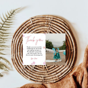 Cartão Floco de neve do invernoCartões de agradecimentos 