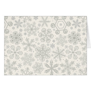 Cartão Flocos de neve