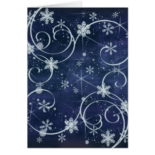 Cartão Flocos de neve