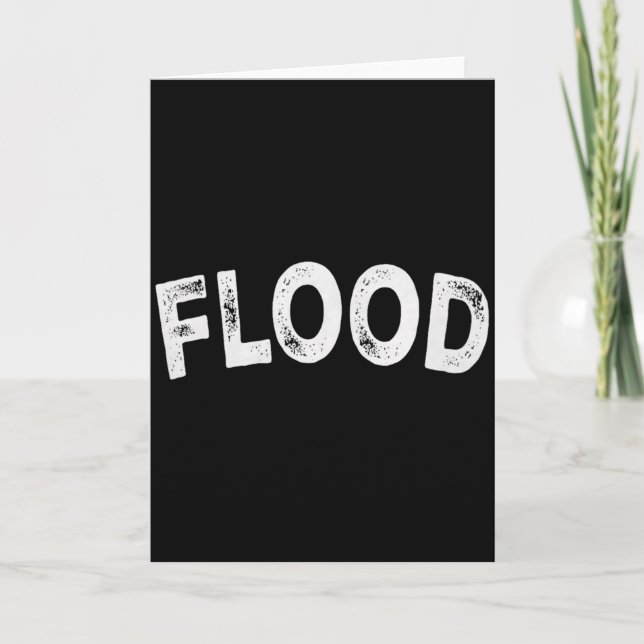 Cartão Flood Premium Tri-blend  (Frente)