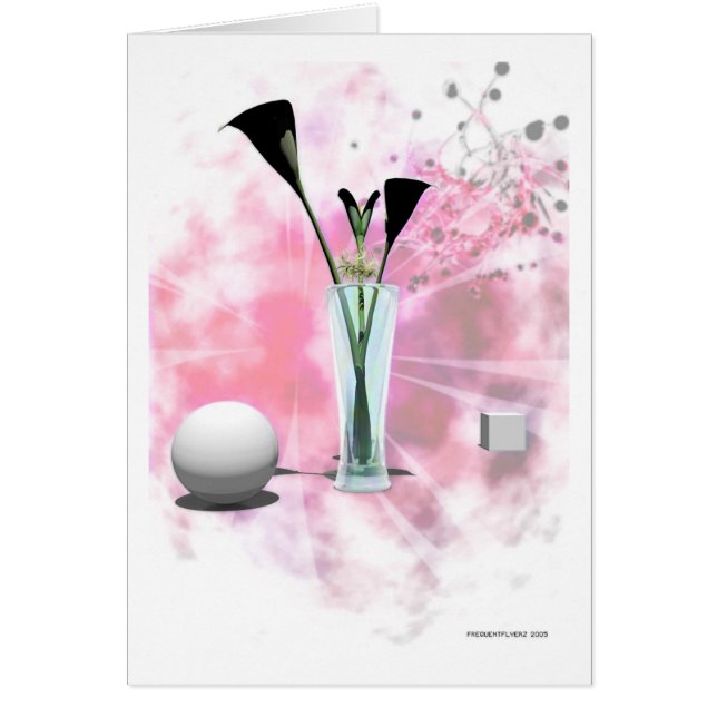 Cartão Flor (Frente)