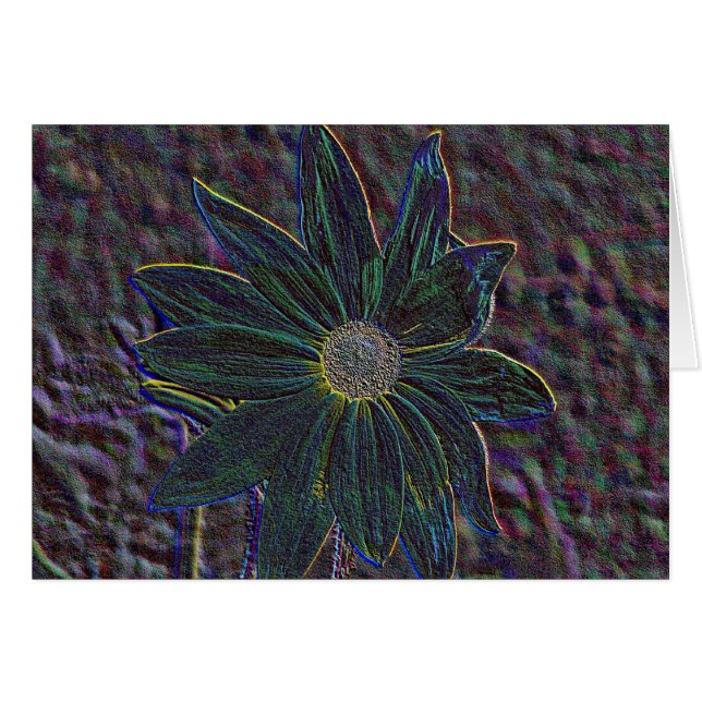 Cartão Flor (Frente Horizontal)