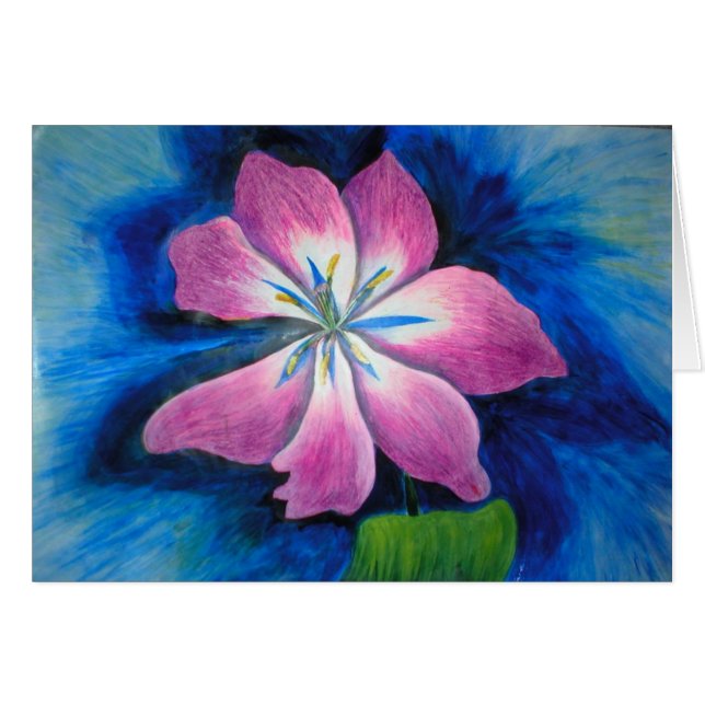 Cartão Flor (Frente Horizontal)