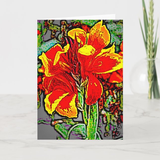 Cartão Flor 8 (Frente)