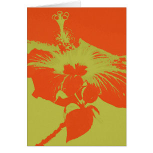 Cartão Flor #8 do hibiscus