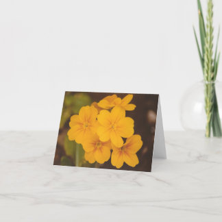 Cartão Flor amarela Notecard