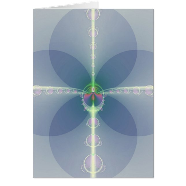 Cartão Flor Azul (Frente)