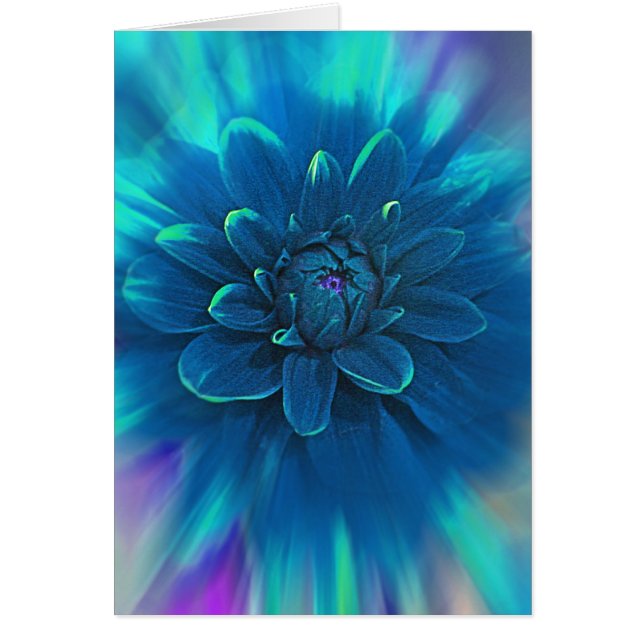 CARTÃO FLOR AZUL (Frente)