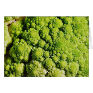 Cartão Flor Brocco Vegetal