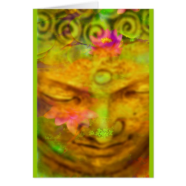 Cartão Flor Buddha (Frente)