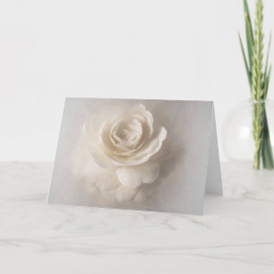 Cartão Flor Camelia Branca