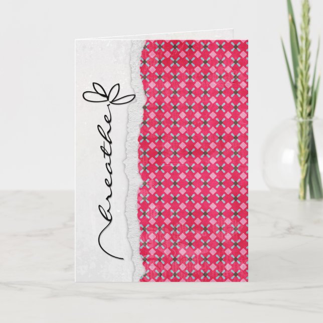 Cartão flor da amizade (Frente)