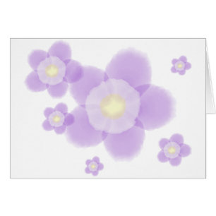 Cartão Flor de Aquarela