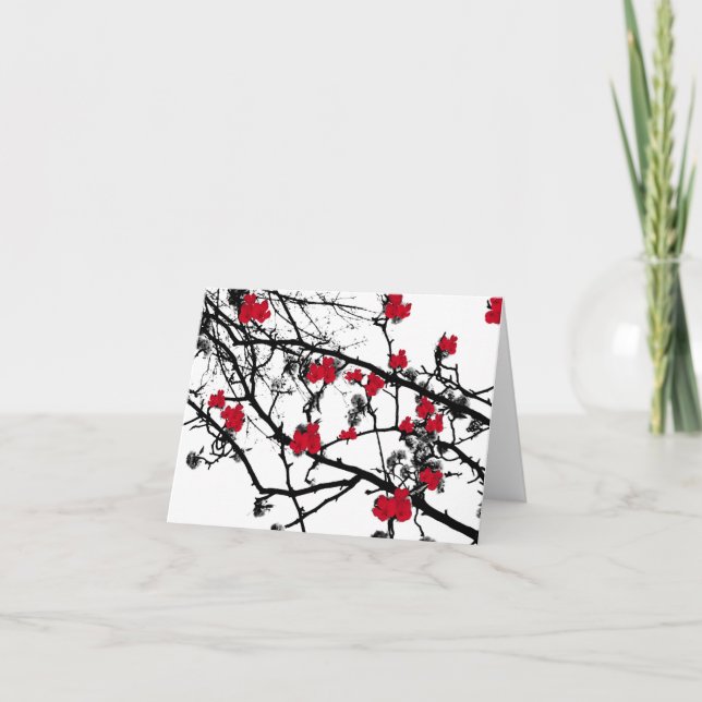 Cartão Flor de Cereja (Frente)