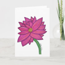 Flor de Fuchsia em Branco