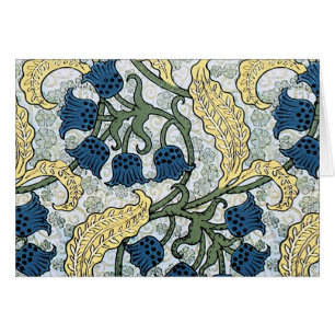 Cartão Flor de Lírio Art Nouveau Verneuil