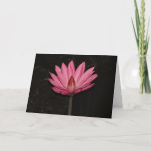 Cartão flor de lótus