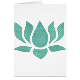 Cartão flor de lótus