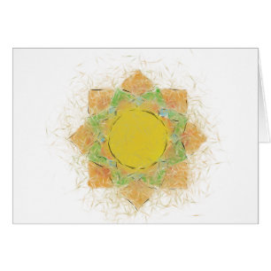 Cartão Flor de lótus etéreo