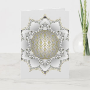 Cartão Flor De Vida - Blossomas Mandala 1