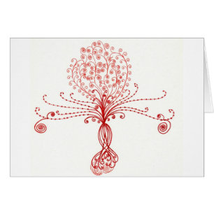 Cartão Flor Decorativo