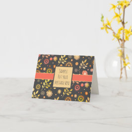 Cartão Flor Diversão Moderna Inspirivência Notecard Flora