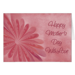 Cartão Flor do dia de as mães