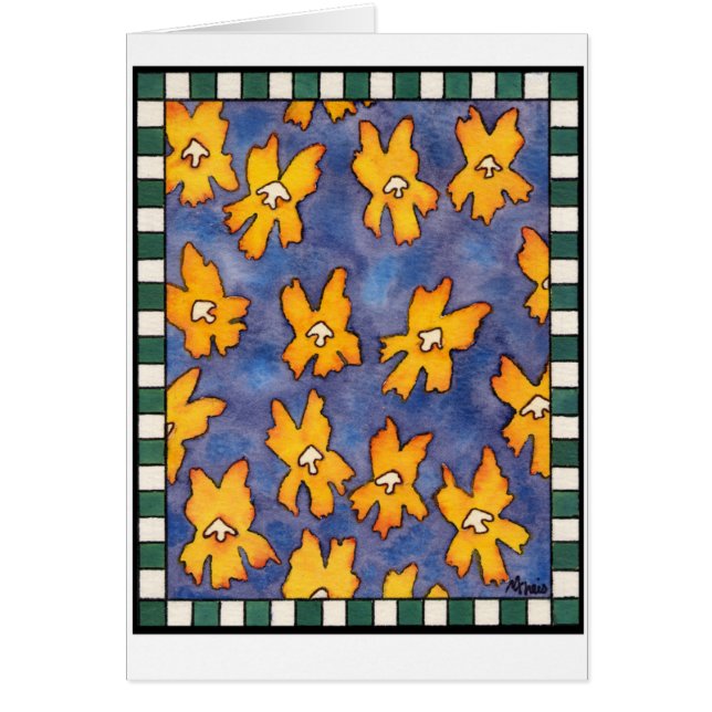 Cartão Flor do macaco (Frente)