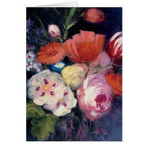 Cartão Flor fresca do primavera do corte