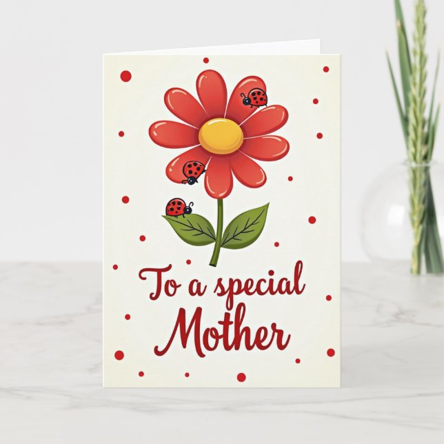 Cartão Flor Mãe Especial (Frente)