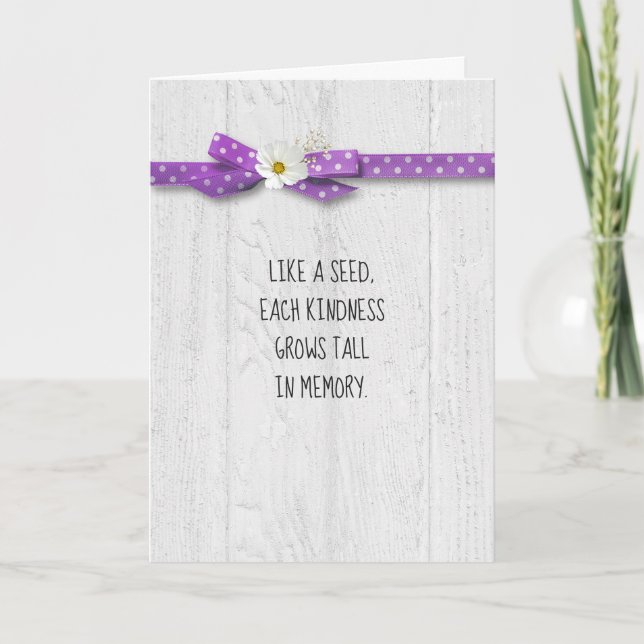 Cartão flor na bolinhas obrigado (Frente)