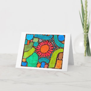 Cartão Flor no Vale, Klee