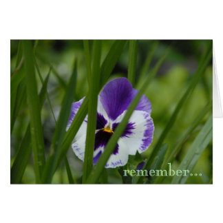 Cartão flor onde você é plantado…
