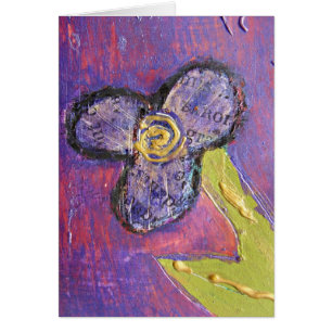 Cartão Flor Pequeno