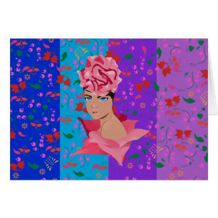 Cartão Flor Renovação Brilhante