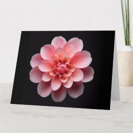 Cartão Flor rosa