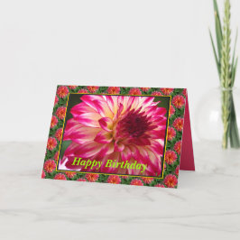 Cartão Flor rosa