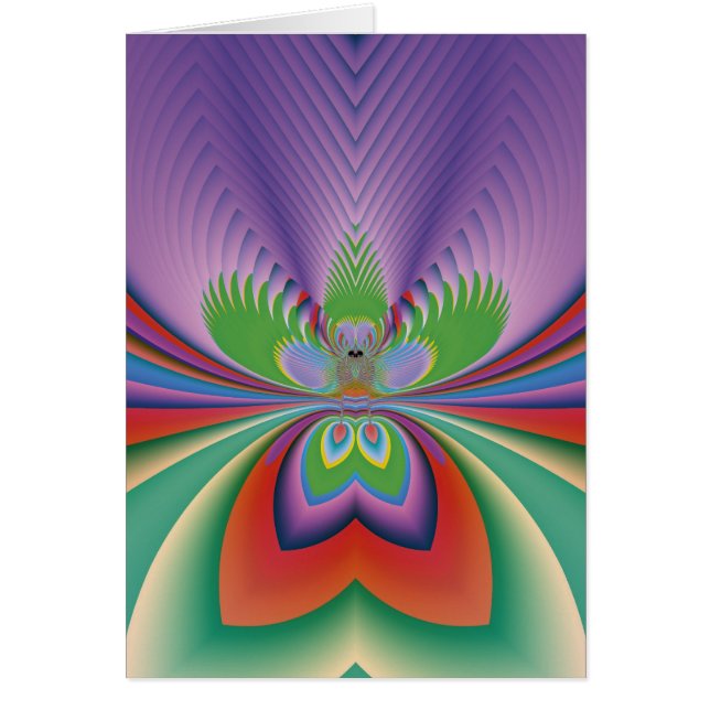 Cartão Flor Roxo (Frente)