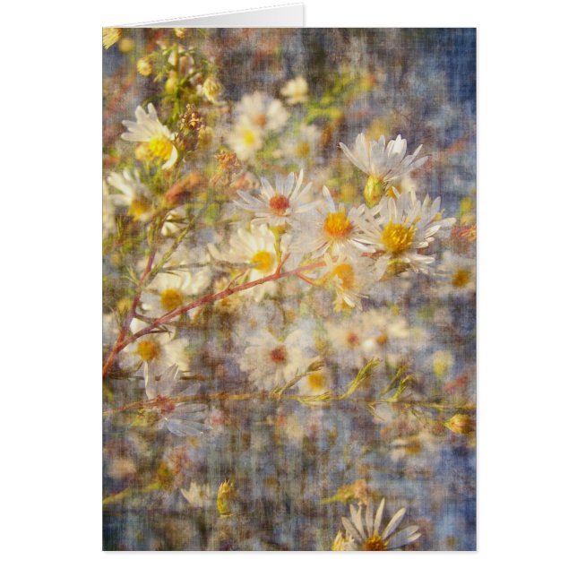 Cartão Flor Selvagem bonito (Frente)