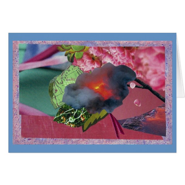 Cartão Flor Sunset (Frente Horizontal)