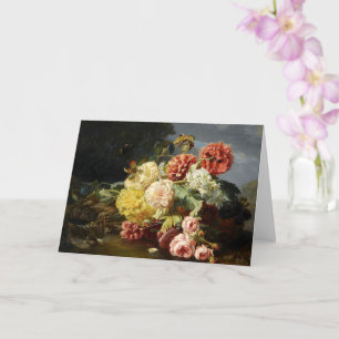 Cartão Flor, vida morta, Jean Robie