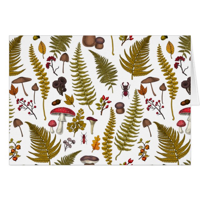 Cartão Flora e fauna florestais 2 (Frente Horizontal)