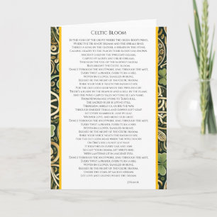 Cartão Floração Celta