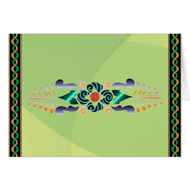 Cartão Floral (Frente Horizontal)