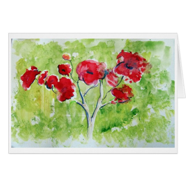 Cartão Floral (Frente horizontal)