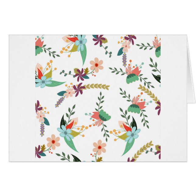 Cartão Floral 10 (Frente Horizontal)