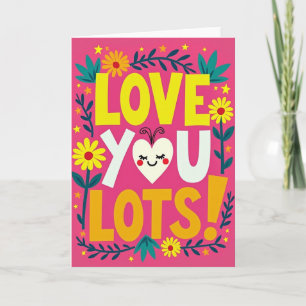Cartão Floral Amor Você Muito