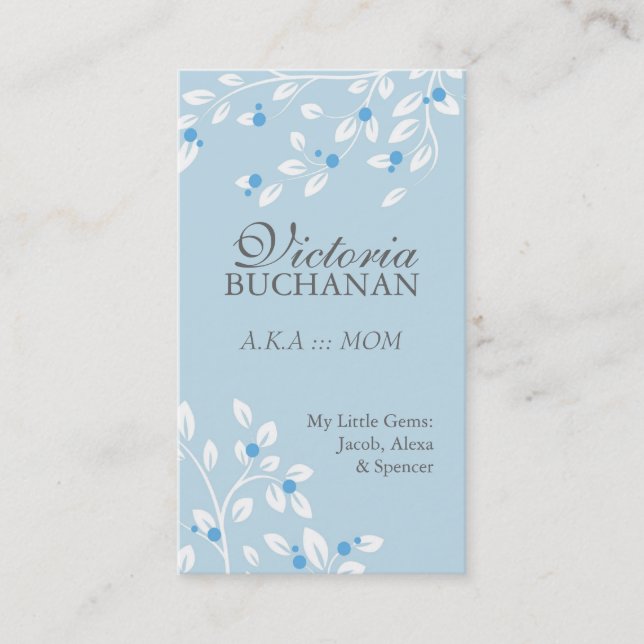 Cartão floral bonito das mamães (Frente)