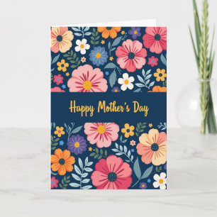Cartão Floral Botânico