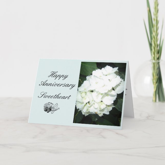 Cartão Floral de Aniversário (Frente)